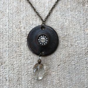 Rustic boho necklace